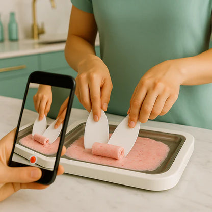 Rolly Ice™ Heladera para hacer Ice Cream Rolls