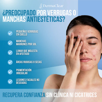 DermaClear™ – Borra imperfecciones al instante
