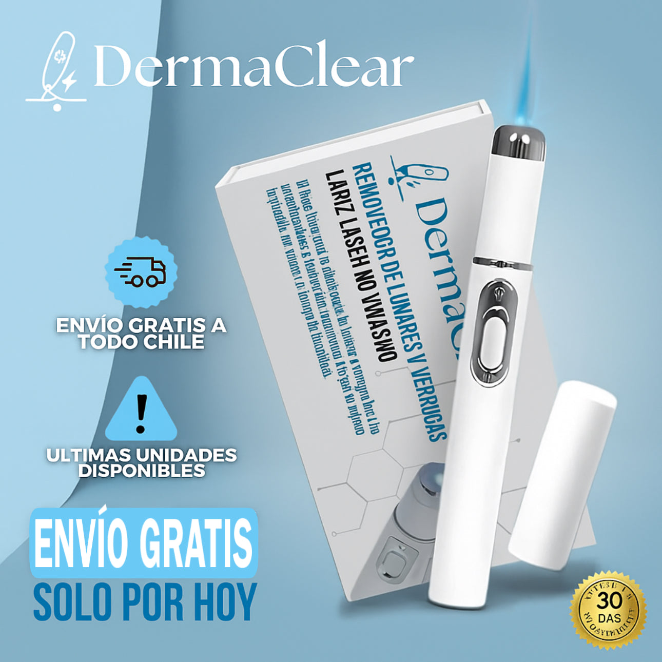DermaClear™ – Borra imperfecciones al instante
