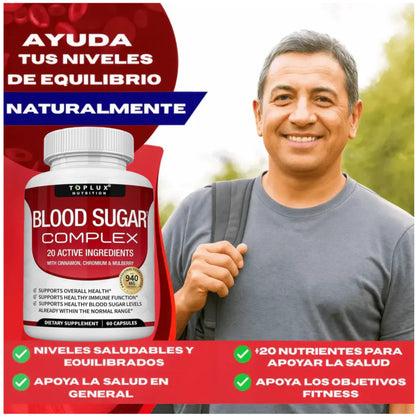 Blood Sugar Complex™ Controla tus niveles de azúcar de forma natural